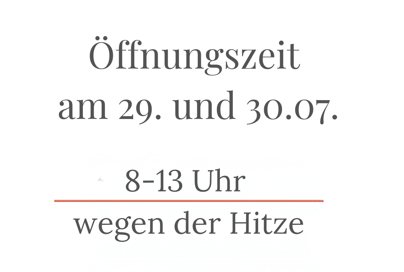 Öffnungszeiten