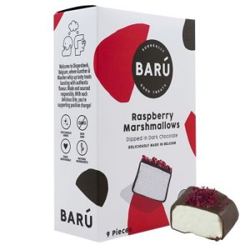 Barú Marshmallow Dark Chocolate Raspberry 120 g