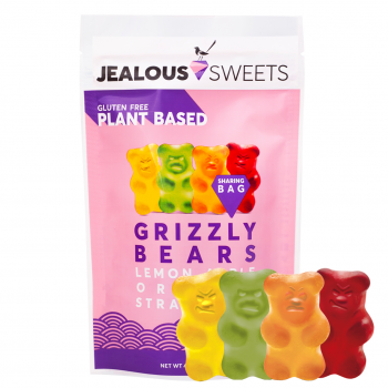 Jealous Sweets Vegan Fruit Gum Grizzly Bears 125 g
