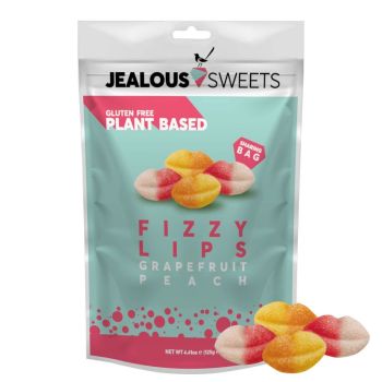 Jealous Sweets Vegan Fruit Gum Fizzy Lipps 125g