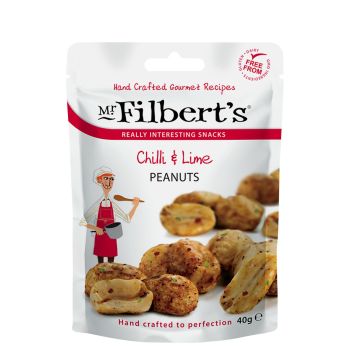 Mr. Filbert's Chilli & Lime Roasted Peanuts, 40g