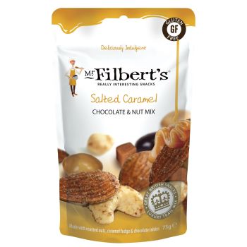 Mr. Filbert's Salted Caramel Chocolate & Nut Mix 75g