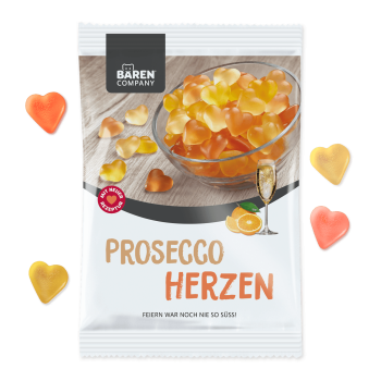 Prosecco Herzen Fruchtgummi 150g