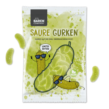 Vegane Saure Gurken Fruchtgummi 150g