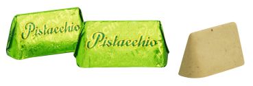 Venchi Gianduiotto Pistacchio, Weiße Schokoladenpraline mit Pistazien 10g