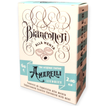 Amarelli Bianconeri Alla Menta 60g