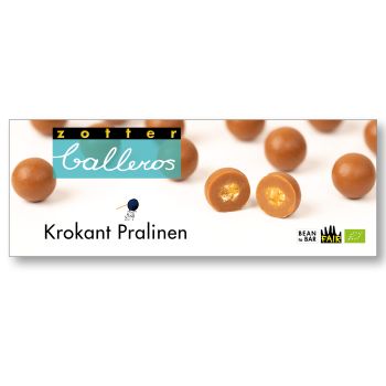 Zotter balleros Krokant Pralinen 100g