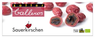 Zotter Balleros Sauerkirschen, 100g