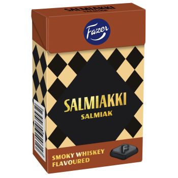 Fazer Salmiakki Smoky Whiskey Flavoured 70g
