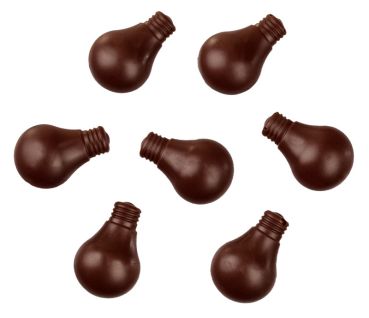 Preview: Zotter Glühbirnchen Dunkle Schoko 80% 130g