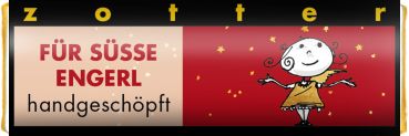 Zotter Mini "Für süsse Engerl" Weiße Schokolade mit Honig Karamell Crisp 20g