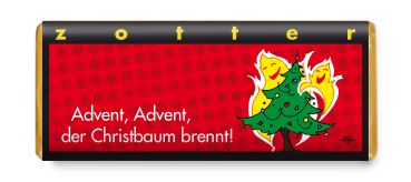 Zotter Advent, Advent, der Christbaum brennt 70g