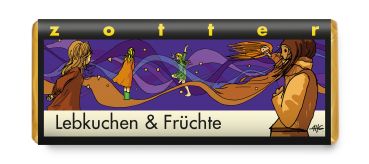 Zotter Lebkuchen und Früchte, 70g