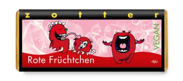 Zotter Rote Früchtchen vegan, 70g