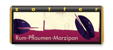 Zotter Rum-Pflaumen-Marzipan, 70g