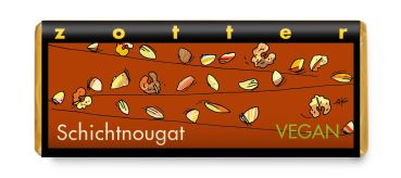 Zotter Schichtnougat vegan 70g