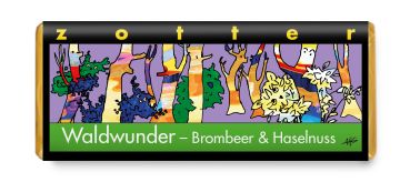 Zotter Waldwunder - Brombeer & Haselnuss 70g