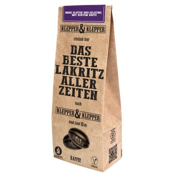 Klepper & Klepper Das beste Lakritz allerzeiten, Lakritz mit echtem Kaffee, 200g