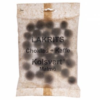 Kolsvart Lakritz Choklad + Kaffe 120g