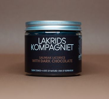 Lakrids Kompagniet Salmiak Lakritze mit dunkler Schokolade 130g