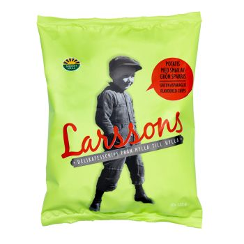 Larssons Kartoffelchips mit Spargelgeschmack 125 g