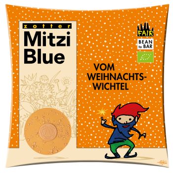 Zotter Mitzi Blue vom Weihnachtswichtel, 70g