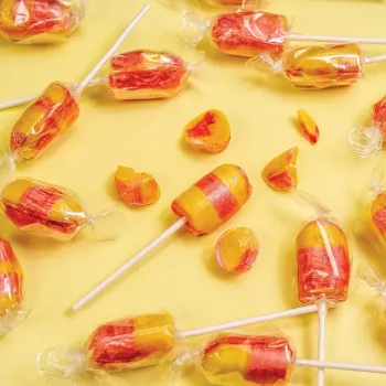 Namitupa Pfirsich Passionsfrucht Salmiac Lollies 6 Stück