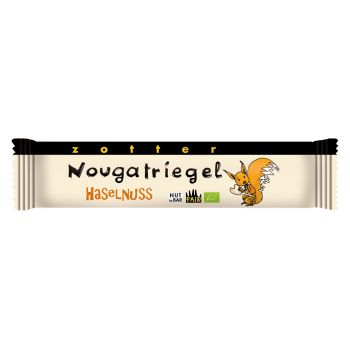 Zotter Nougatriegel Haselnuss, 25g