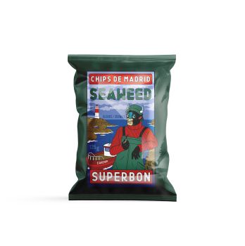 Superbon Seaweed, Kartoffelchips mit Algen 125g