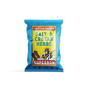 Superbon Chips Salz & Kretische Kräuter 125g