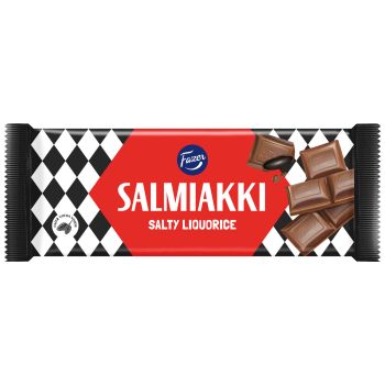 Fazer Salmiakki Schokolade 100g
