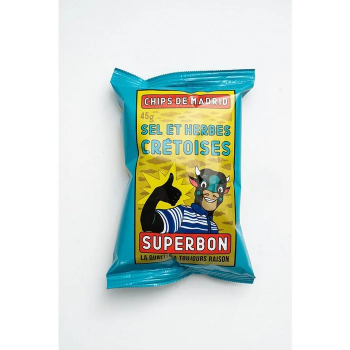 Superbon, Kretische Kräuter Chips, 45g