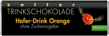 Zotter Trinkschokolade Hafer Drink Orange 22g vegan