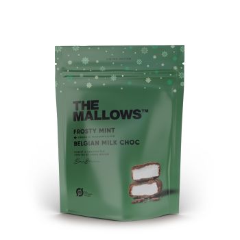 The Mallows - Marshmallow Belgische Schokolade mit frischer Minze 90g Winter Edition