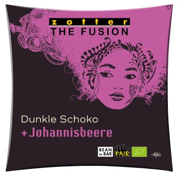 Zotter The Fusion Dunkle Schoko + Johannisbeere, 70g