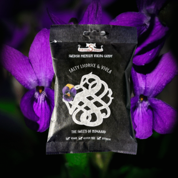 Viking Sweets Salty Licorice & Viola, Lakritz mit Veilchengeschmack 120g