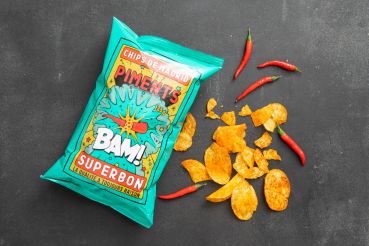 Superbon Pimento Chili Chips, 135g