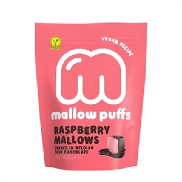 Barù Mallow Puffs vegane Marshmallow Himbeere 100 g