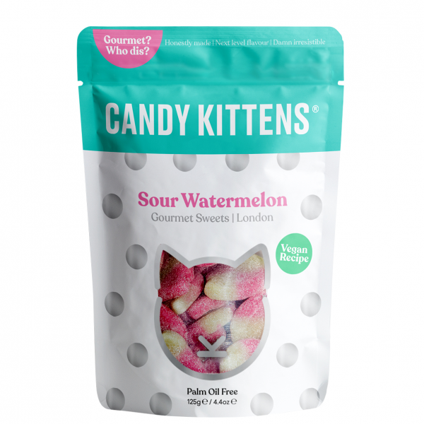 Candy Kittens Sour Watermelon Vegan 140 g