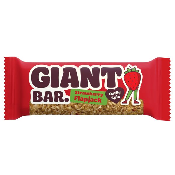 Giant Bar Flapjack mit Erdbeere 90g