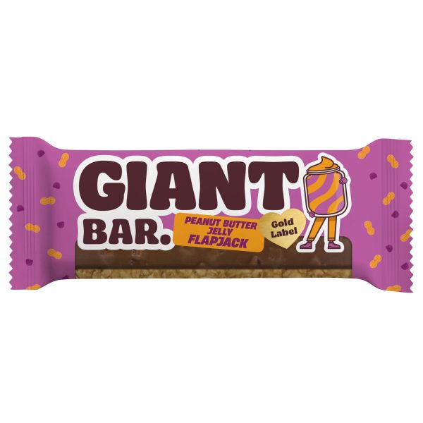 Giant Bar Chocolate Flapjack Peanut Butter Jelly 100g