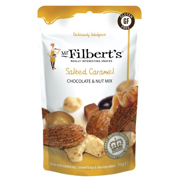 Mr. Filbert's Salted Caramel Chocolate & Nut Mix 75g