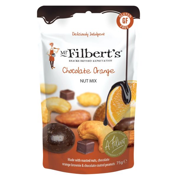 Mr. Filbert's Chocolate Orange & Nut Mix 75g
