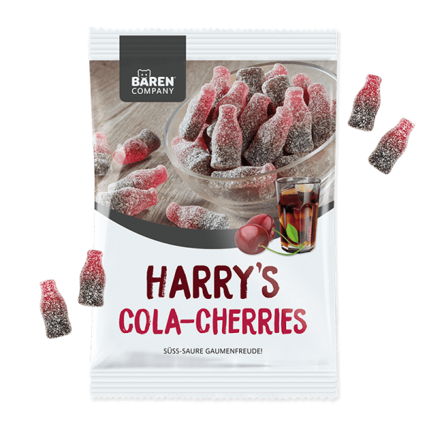 Harry's Cola-Cherries, saures Cola Kirsch Fruchtgummi 150g
