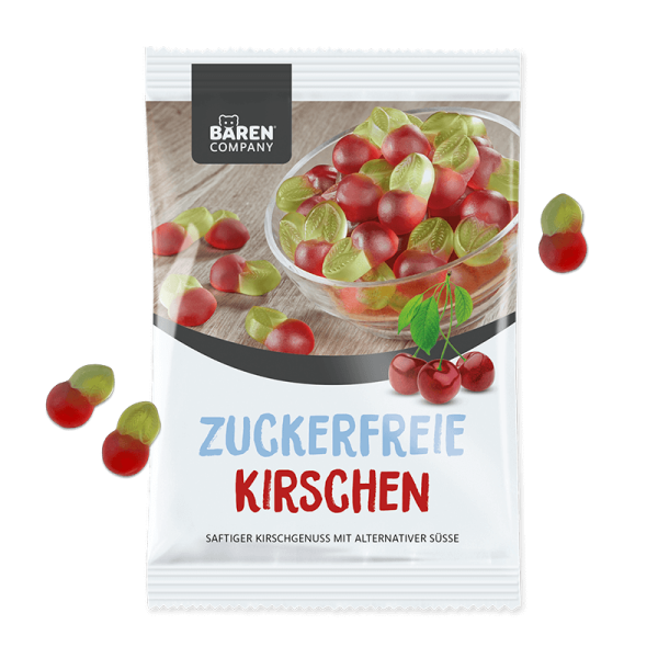Zuckerfreie Kirschen, Fruchtgummi 150g