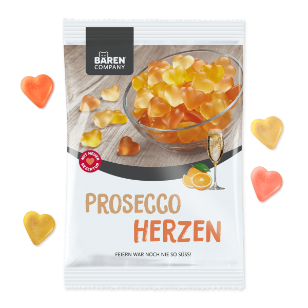 Prosecco Herzen Fruchtgummi 150g