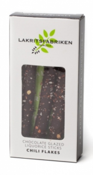 Lakritsfabriken Lakritz-Sticks Liquorice Sticks Chili Flakes 45 g