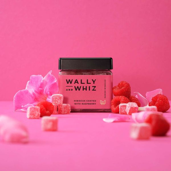 Wally and Whiz Hibiscus with Raspberry / Hibiskus mit Himbeere, veganes Weingummi 140g