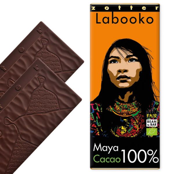 Zotter Labooko 100% Maya Cacao 65g