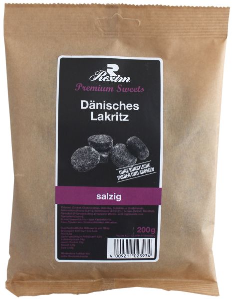 Rexim Dänisches Lakritz Mild Würzig  200g